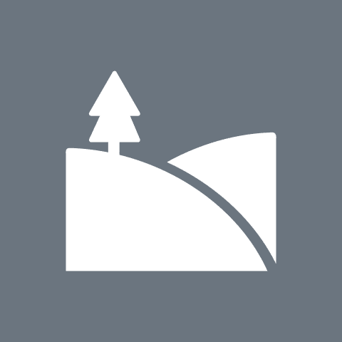 Simple nature scene icon